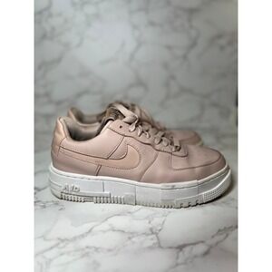 Nike AF1 Women's Pink Leather Sneakers